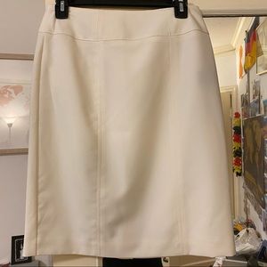 White Pencil Skirt- Worthington